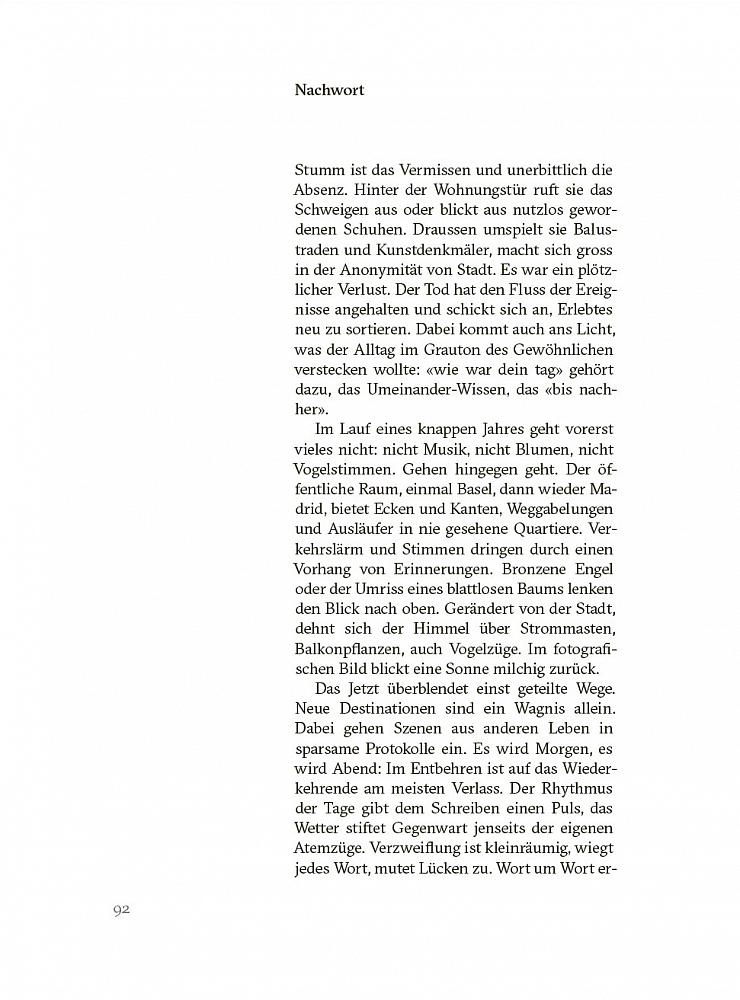 gehen geht | Nachwort 1/2